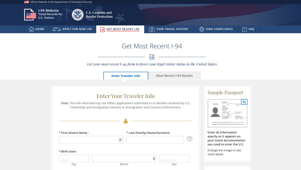 I-94 No Record Found for Traveler: Understanding and Resolving Issues