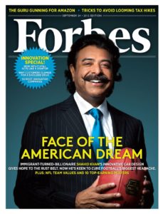 Shahid Khan - Face of the American Dream - Forbes Cover