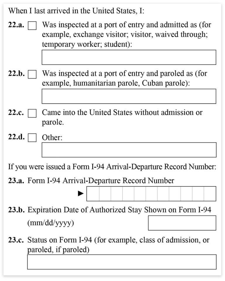 Form I485 Step by Step Instructions SimpleCitizen