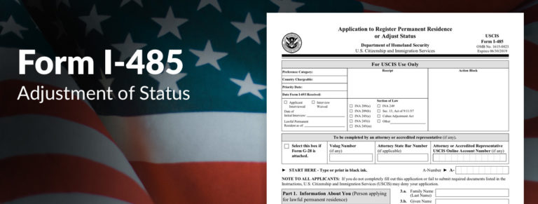 form 485 instructions