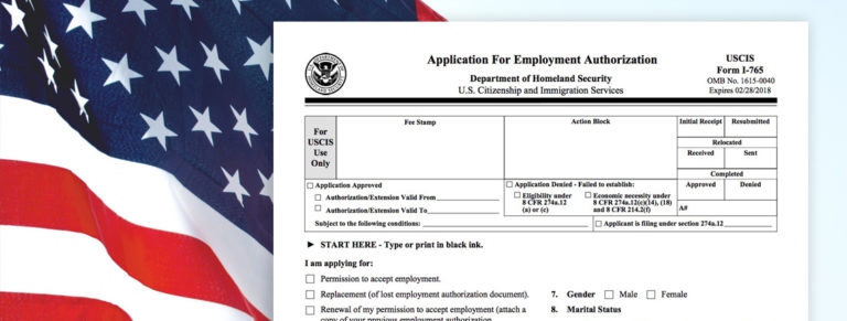 Form I 765 Step By Step Guide Employment Authorization 0490